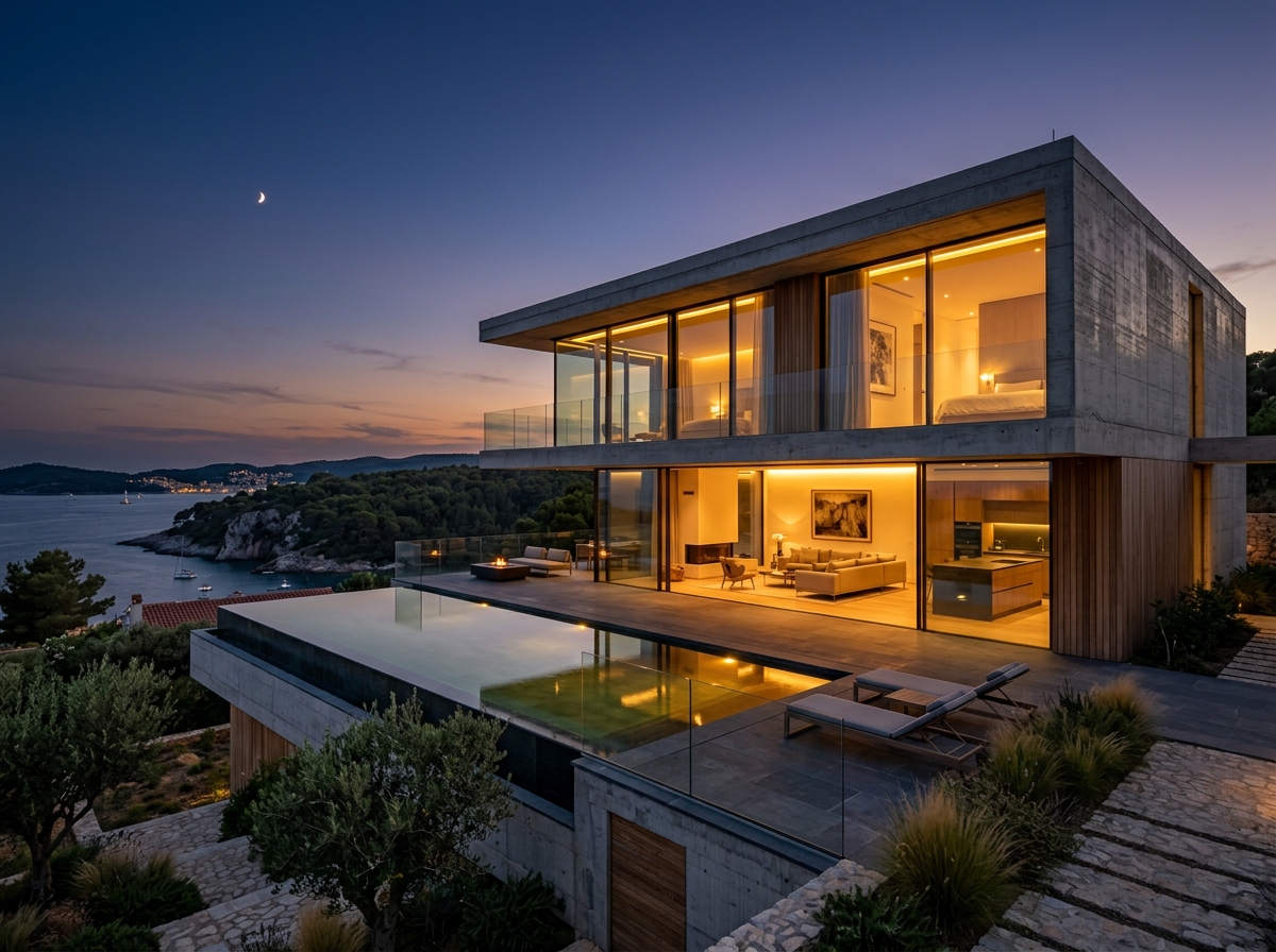 Contemporary Villa — AI generated architecture image